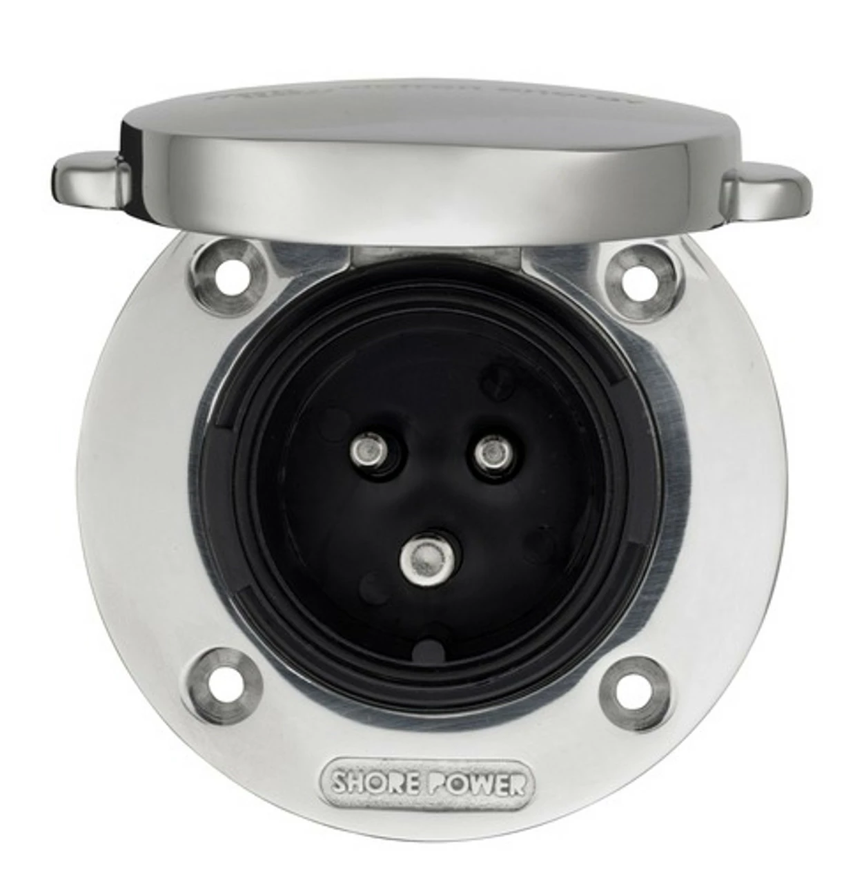 Victron Energy Stainless Steel Mains Power Inlet Cover 2 Victron Energy Stainless Steel Mains Power Inlet Cover - Image 2