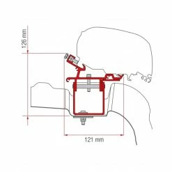 Fiamma F65/F80s VW Crafter Without Roof Rail 2017 Onwards