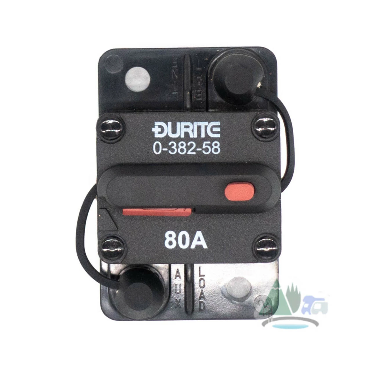 Durite 80A Flush Mount Circuit Breaker 12/24v 1 Durite 80A Flush Mount Circuit Breaker 12/24v