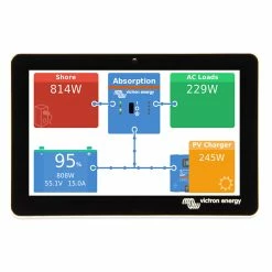 Victron Energy Victron 350 Watt Solar Panel Kit With MPPT Controller, MultiPlus II And Cerbo GX -Campervan Specific Shop GX Touch 50 front screen 40259.1671113927