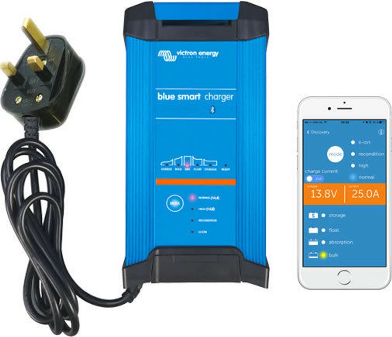 Victron Energy Victron Blue Smart IP22 12v Leisure Battery Mains 240V Charger 1 Victron Energy Victron Blue Smart IP22 12v Leisure Battery Mains 240V Charger
