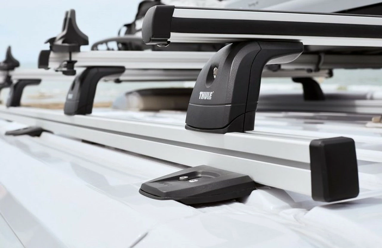 Thule ProBar Flex RV Motorhome And Campervan Roof Rack Railing Bars Set 1 Thule ProBar Flex RV Motorhome And Campervan Roof Rack Railing Bars Set