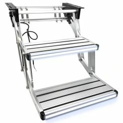 Adventurer Fold-Down Steps For Campervans And Motorhomes With LED Light 11 Adventurer Fold-Down Steps For Campervans And Motorhomes With LED Light -Campervan Specific Shop ST 446 Double 58052.1672845651