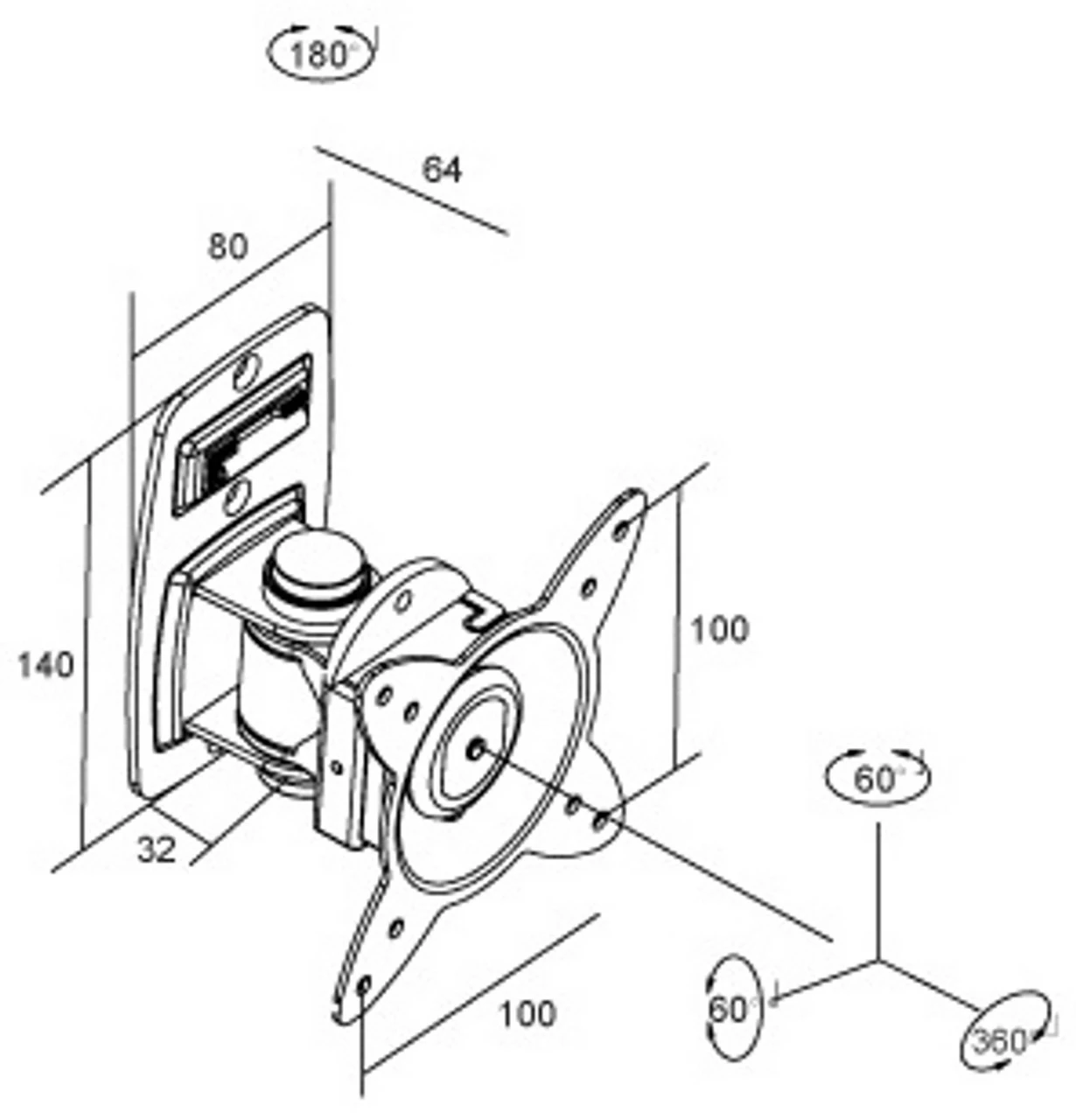 Avtex Svensen SV7 Wall Mount LCD/LED Quick Release TV Bracket 2 Avtex Svensen SV7 Wall Mount LCD/LED Quick Release TV Bracket - Image 2