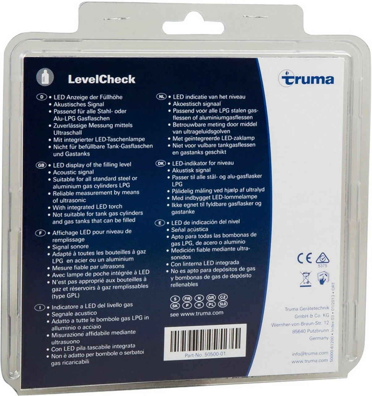 Truma LPG Bottled Gas Level Checker - 50501-01 2 Truma LPG Bottled Gas Level Checker - 50501-01 - Image 2
