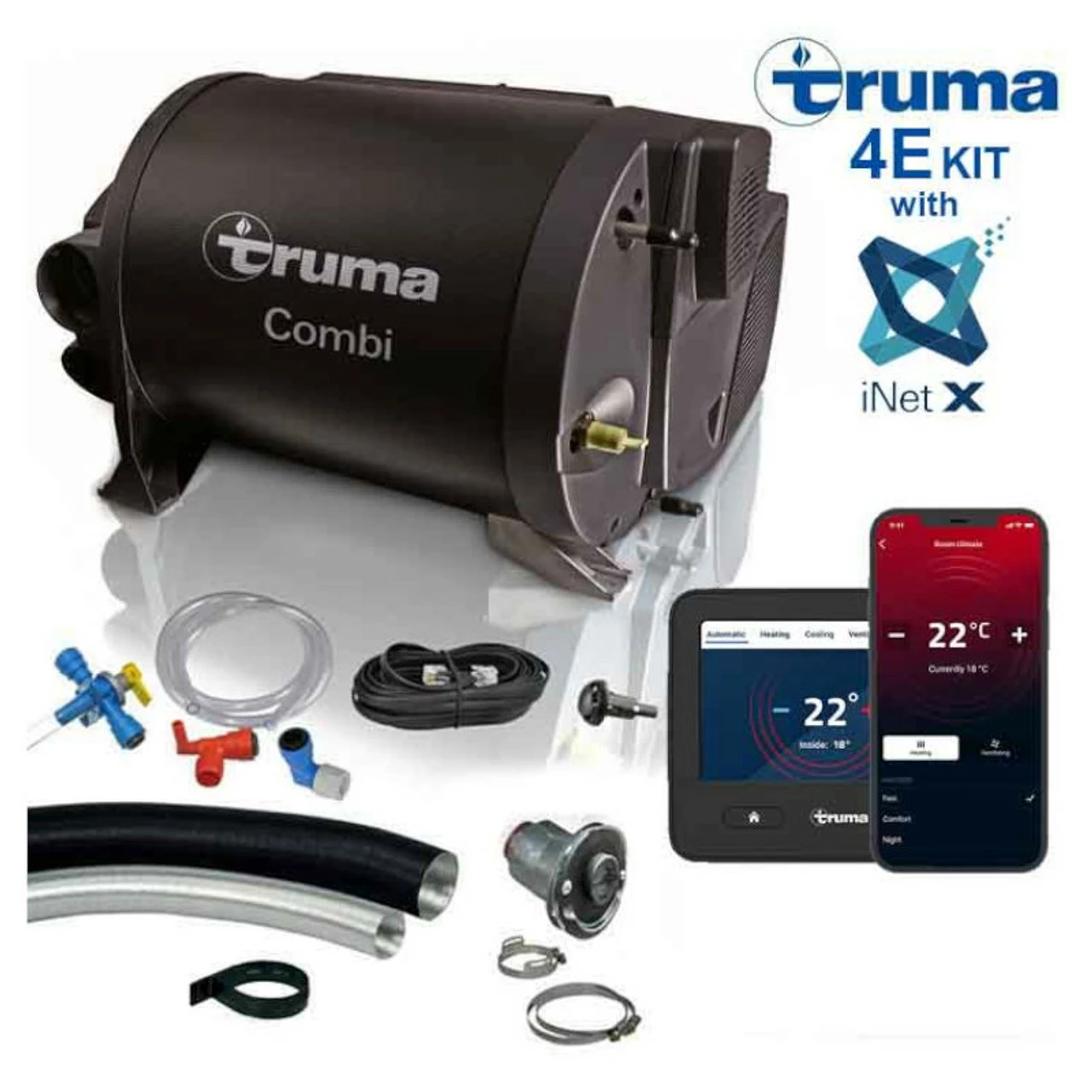 Truma Combi 4E Boiler And Space Heater Complete Kit With INetX Control Panel 1 Truma Combi 4E Boiler And Space Heater Complete Kit With INetX Control Panel