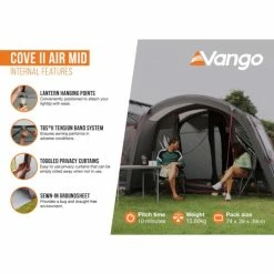 Vango Cove II Air Mid Campervan Drive Away Awning 18 Vango Cove II Air Mid Campervan Drive Away Awning -Campervan Specific Shop Vango Cove II Air Mid Internal Features 73691.1673541144