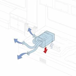 Truma Saphir Compact Under Bench Air Conditioning Unit 11 Truma Saphir Compact Under Bench Air Conditioning Unit -Campervan Specific Shop air conditioning saphir air distribution eco layer 99626.1553619886
