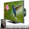 Avtex M219DRS PRO 12v LED TV Freeview HD DVD SAT HD REC Caravan Motorhome TV