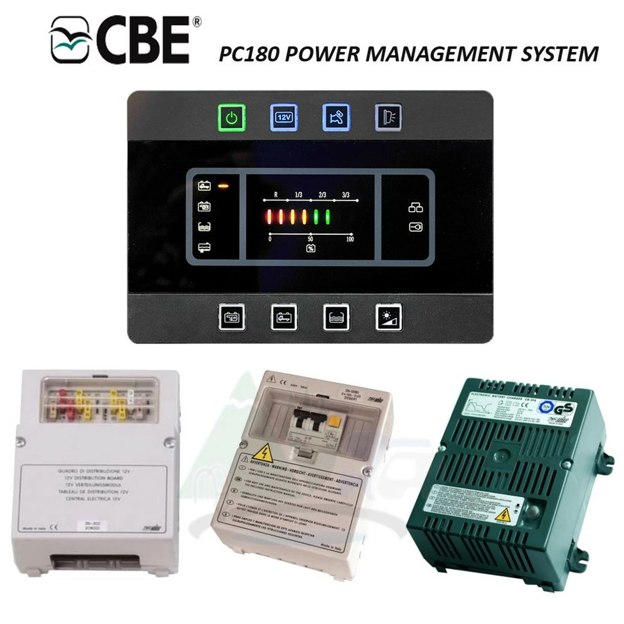 CBE PC 180 Campervan Power Management System 1 CBE PC 180 Campervan Power Management System