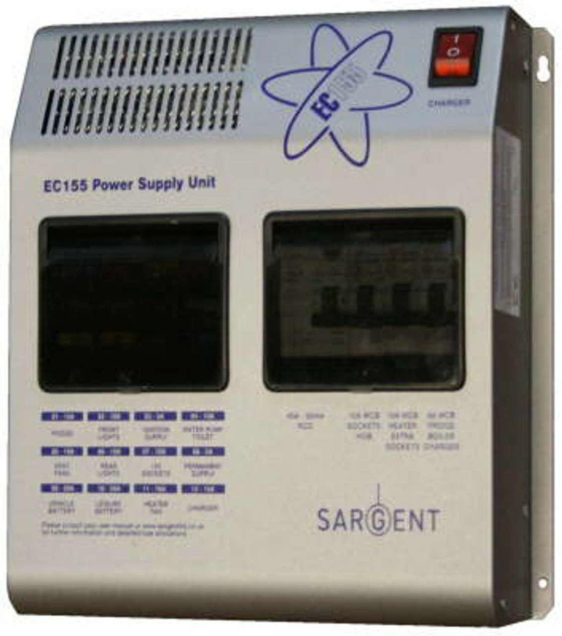 Sargent EC155 Caravan & Motorhome Power Supply Unit (PSU) 2 Sargent EC155 Caravan & Motorhome Power Supply Unit (PSU) - Image 2