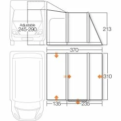 Vango Kela IV AirBeam Campervan AirBeam Awning 12 Vango Kela IV AirBeam Campervan AirBeam Awning -Campervan Specific Shop kela iv tall specs 61793.1525104085