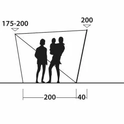 Outwell Campervan Touring Mini Shelter Awning -Campervan Specific Shop outwell touring shelter height 86383.1634726721