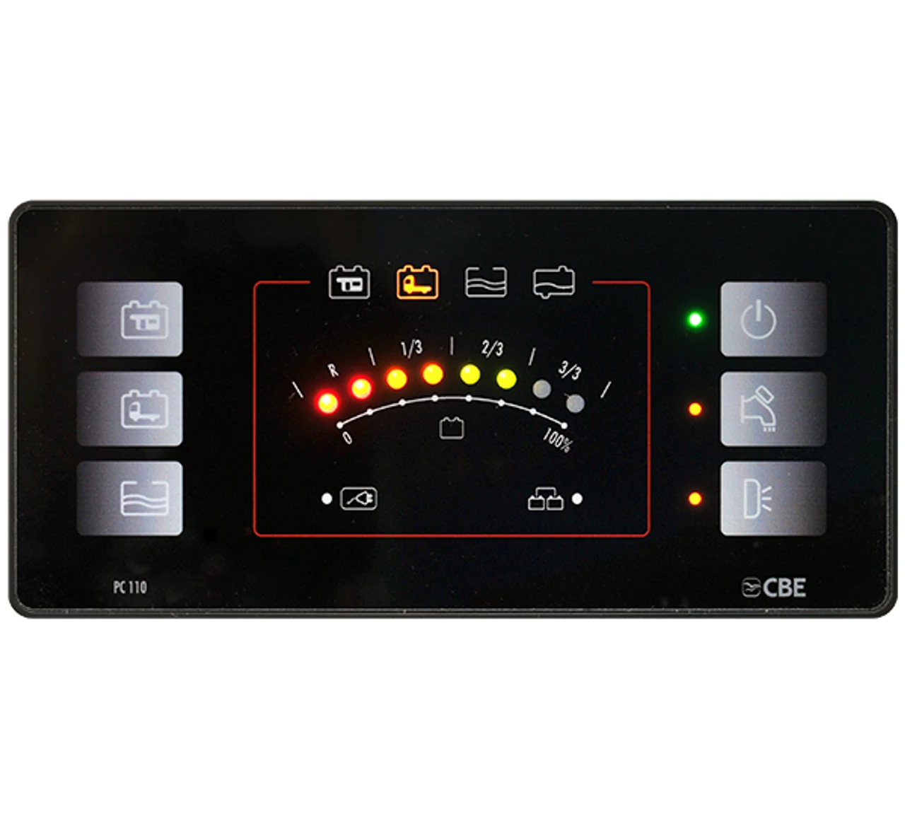 CBE PC110 Campervan 12v Control Panel Kit With Charger, Fusebox & Breaker 2 CBE PC110 Campervan 12v Control Panel Kit With Charger, Fusebox & Breaker - Image 2