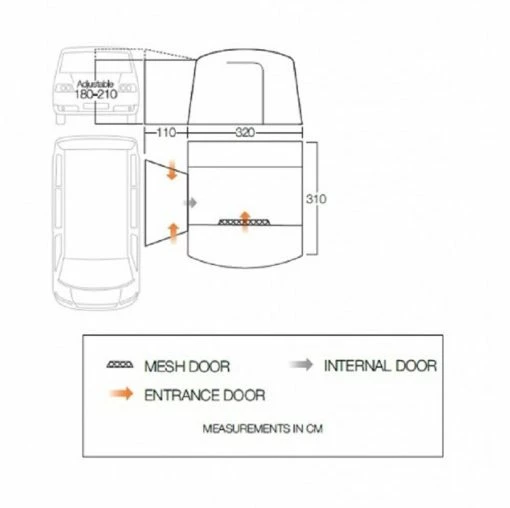 Vango Cove II Poled Drive Away Campervan Awning - Low 13 Vango Cove II Poled Drive Away Campervan Awning - Low -Campervan Specific Shop vango cove ii low awning dimensions 20998.1674122852