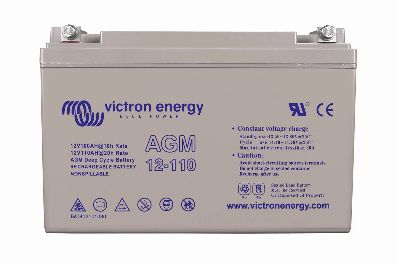 Victron Energy 12 Volt Deep Cycle AGM Batteries 2 Victron Energy 12 Volt Deep Cycle AGM Batteries - Image 2